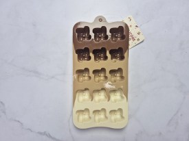 Molde silicona tricolor bombones nudos